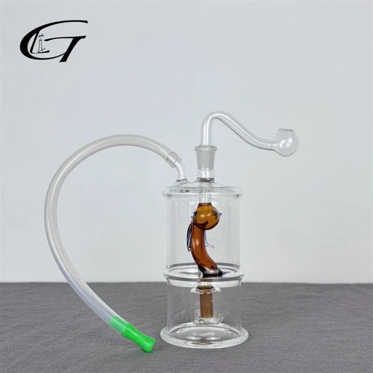 Glass Mini Bubbler Water Pipe
